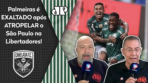 "A REAL é que o Palmeiras É MELHOR e DEU UM CHOCOLATE no São Paulo!" Veja DEBATE!