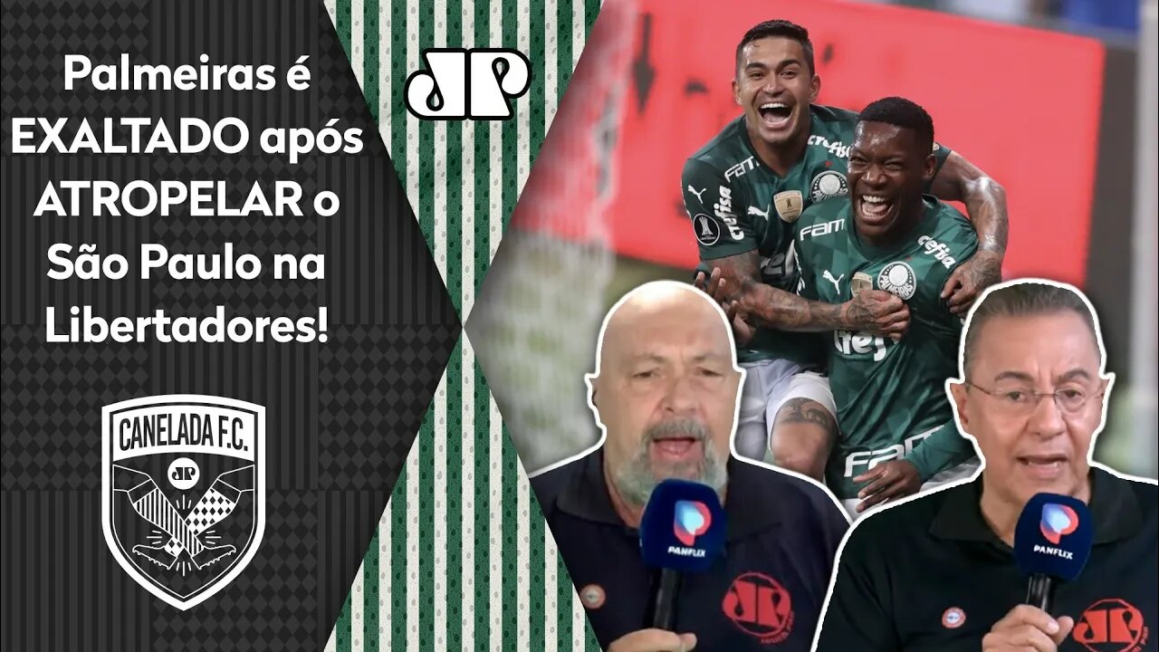 "A REAL é que o Palmeiras É MELHOR e DEU UM CHOCOLATE no São Paulo!" Veja DEBATE!