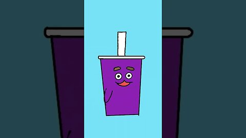 grimaceshake👍in hot summer #animation #cartoon #grimaceshake