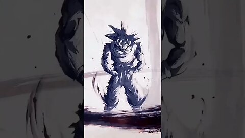 Goku super sayan saga freezer fan art. effect