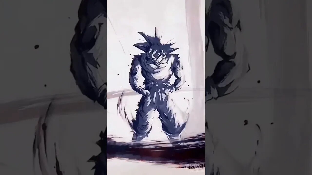 Goku super sayan saga freezer fan art. effect