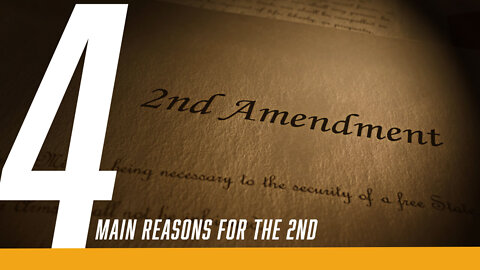 4 Main Reasons for the 2nd Amendment