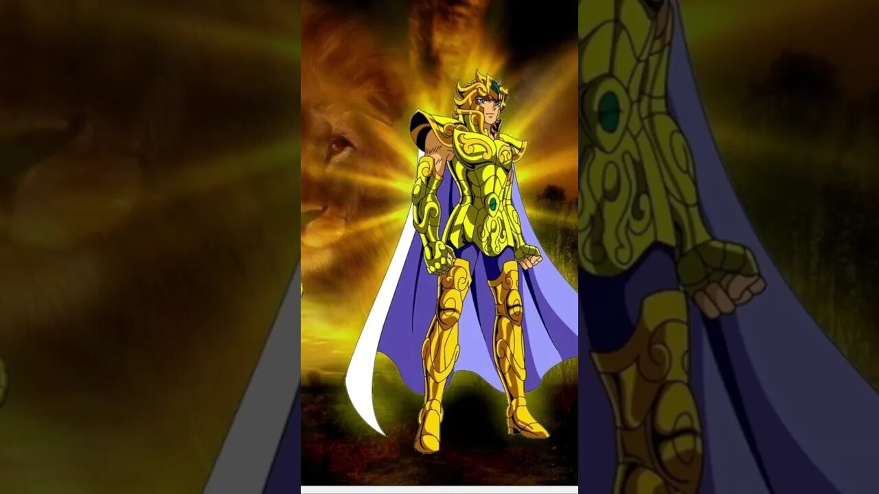 Os Cavaleiros Do Zodíaco - Cavaleiros De Ouro Aioria De Leão Anime