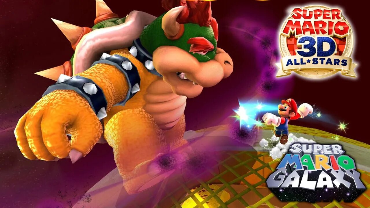 Super Mario Galaxy Walkthrough - PART 14: Bower's Dark Matter Plant & etc