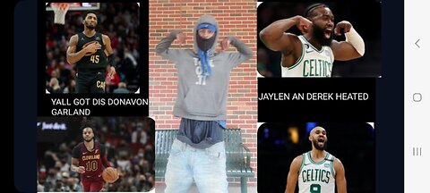 CLEVELAND VS BOSTON WAT A BATTLE DONAVAN GARLAND WE NEED MOE JAYLEN DEREK STOOD OUT💪🏾🔵