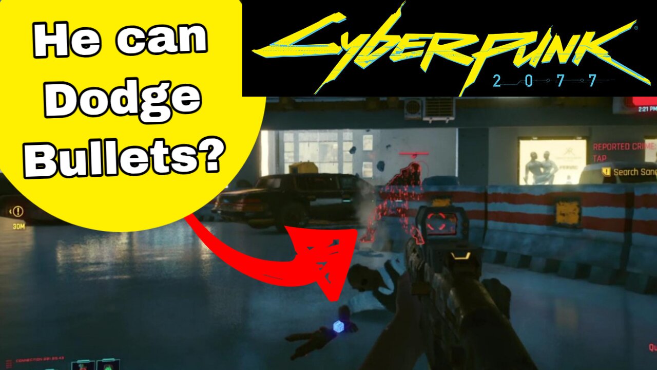 Cyberpunk 2077 Best Bullet Dodger Enemy Matrix Bullet Dodge