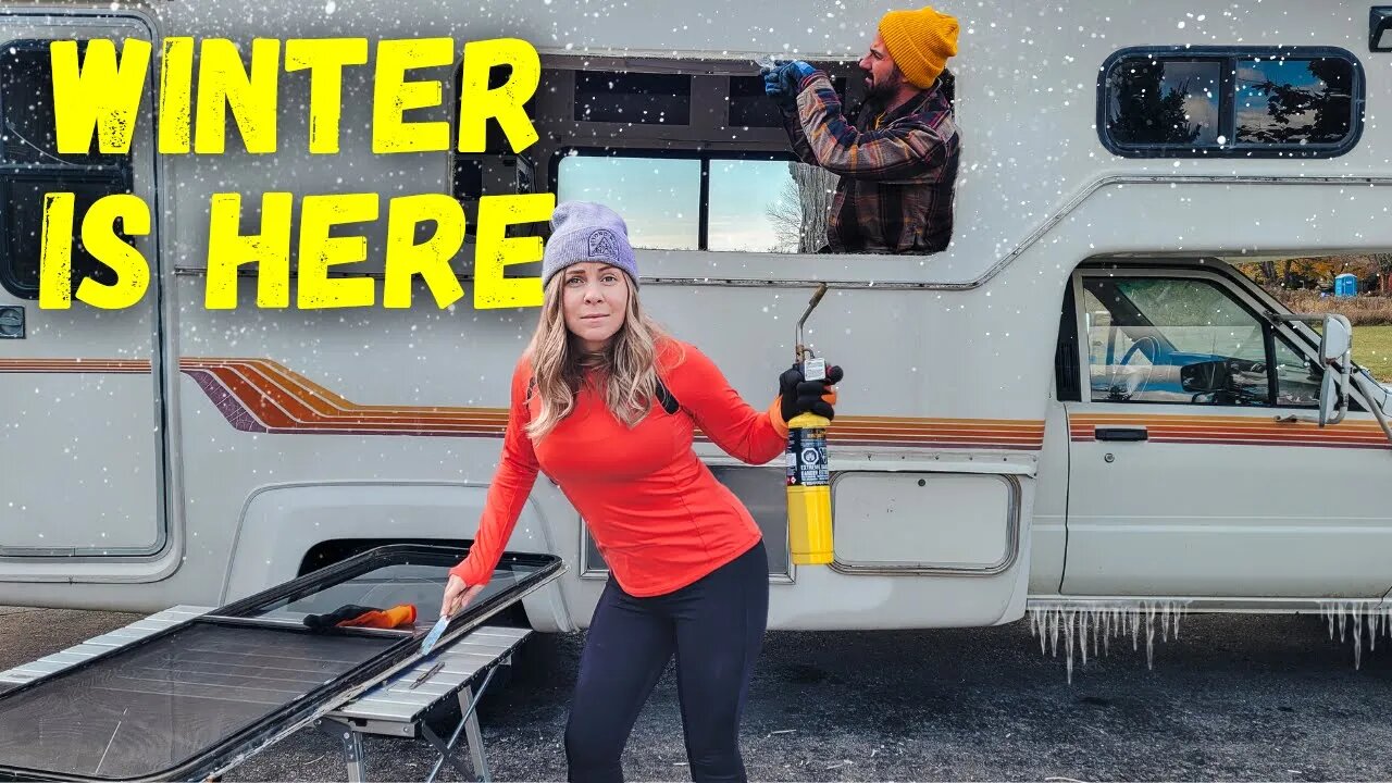 OUT OF TIME!! We Must Prepare Our RV for Canadian Winter