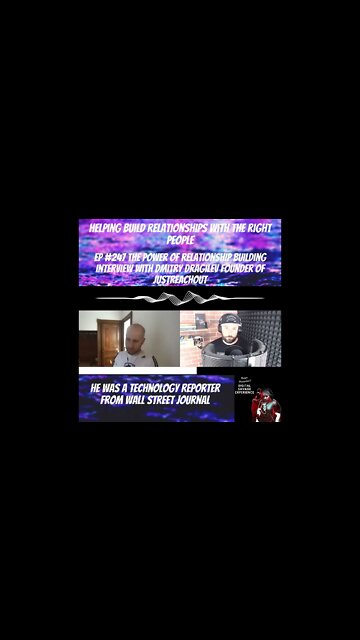 Helping Build Relationships With the Right People - Clip From Ep 247 With Dmitry Dragilev