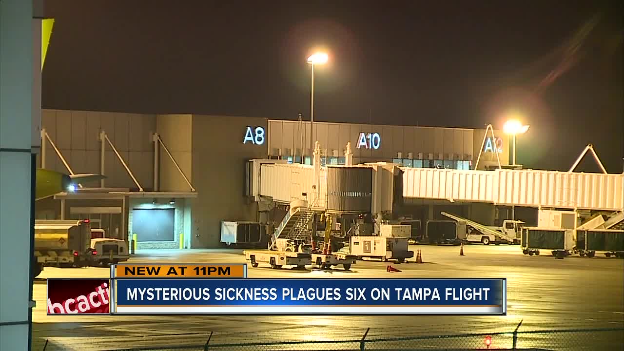 Airport water fountains shut down after passengers become ill on Frontier Airlines flight to Tampa