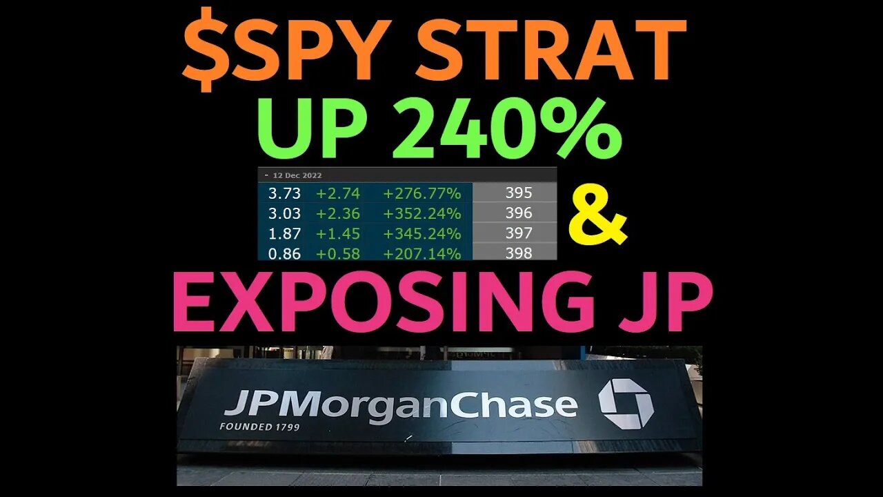 EXPOSING JP MORGAN CHASE & THEIR 'news bot' ARMY +$SPY STRATEGY DISCORD MEMBERS BANKED +240%