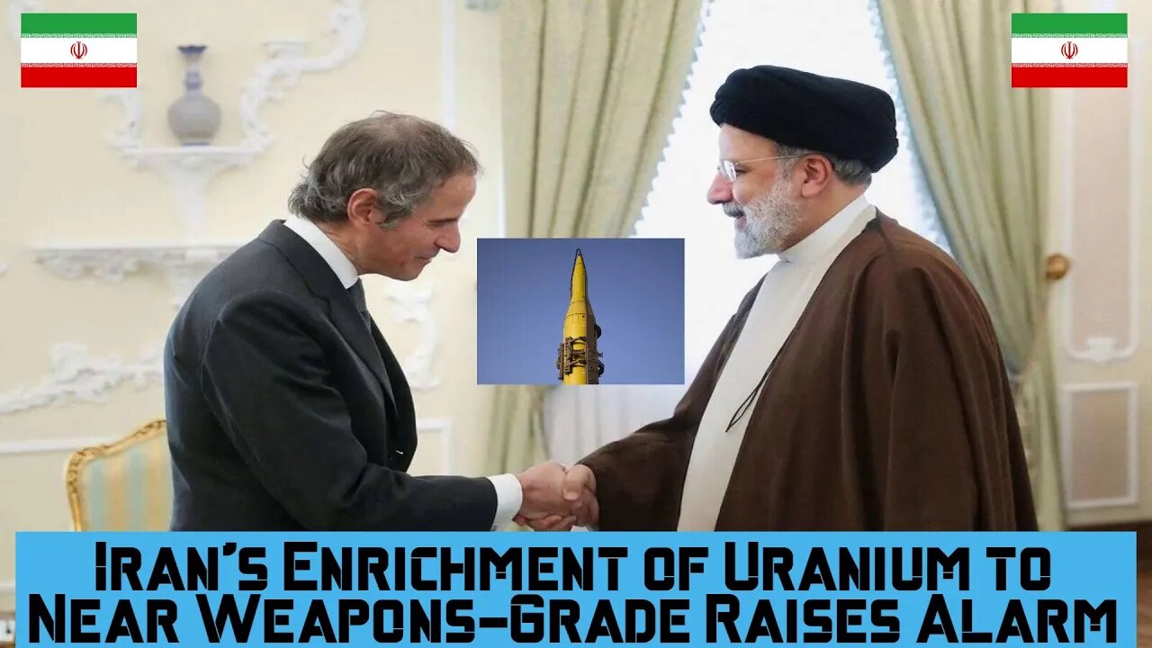 Iran's Enrichment of Uranium to Near Weapons Grade Raises Alarm #iran #nuclearweapon