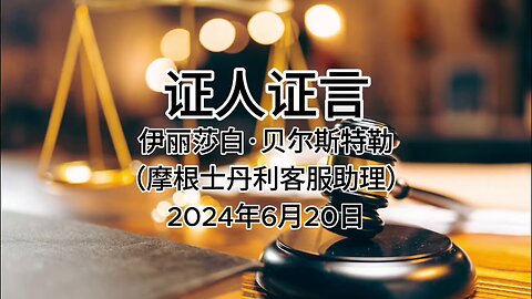 证人证言 EP46｜郭文贵先生庭审检方第23位证人伊丽莎白·贝尔斯特勒，摩根士丹利客服助理｜全部证词｜AI音频笔录中文朗读 #证人证言 MILESTRIAL #中共头号敌人 灭共者 郭文贵 MilesGuo NFSC