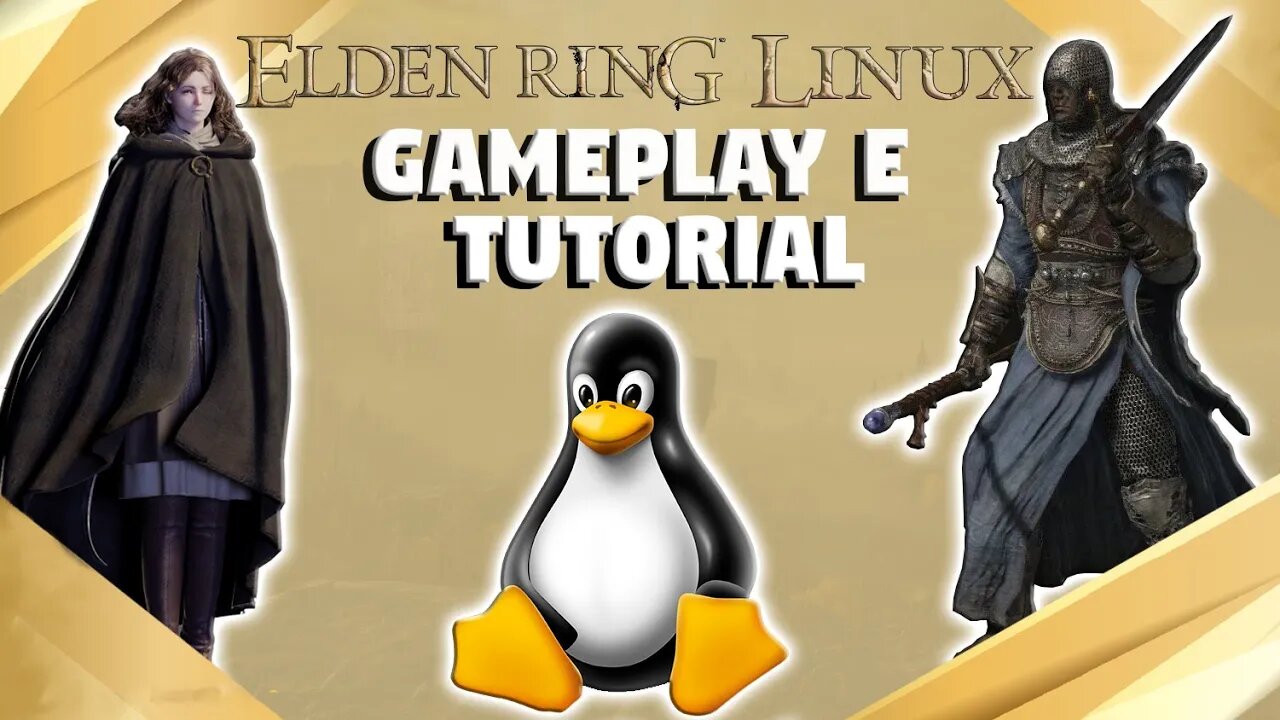 ELDEN RING NO LINUX!!! TUTORIAL + GAMEPLAY: RTX 2060 Super + Ryzen 5 3600