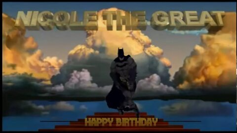 Happy birthday Nicole! Batman Style!