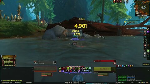 World of Warcraft Dragonflight Waste Water Cleanup