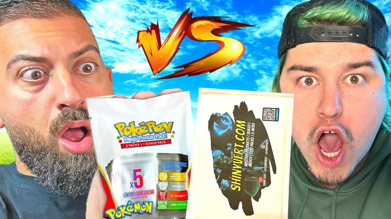 PokeRev VS Shiny Vert Mystery Packs Opening