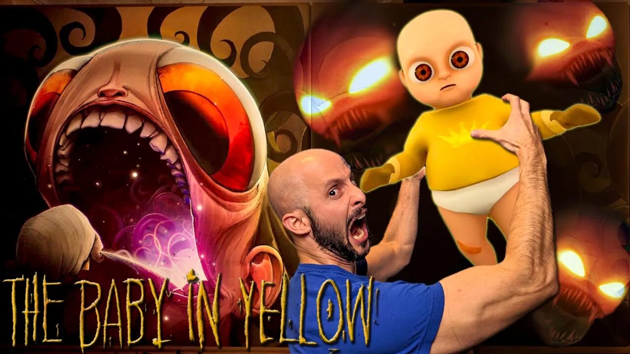 Babysitting is EASY! Nothing SCARY at All! - The Baby in Yellow