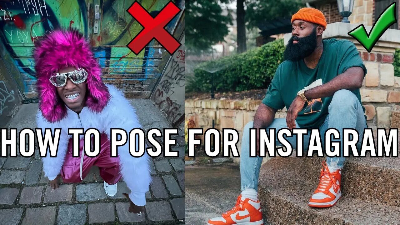 How to Pose for Instagram Photos | Look Good In Every Photo | Men's Style | Looksmaxxing