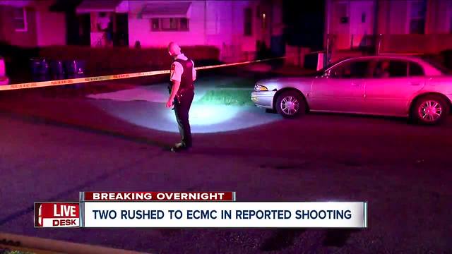 Two rushed to ECMC after overnight shooting