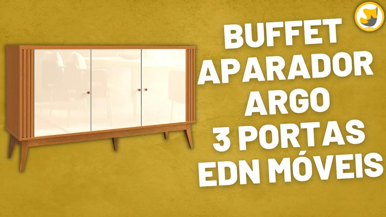 Buffet Argo Aparador 3 Portas EDN Móveis