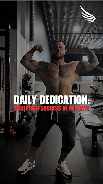 🙌👊 Daily Dedication: Sculpting Success in the Gym | #motivation #shorts
