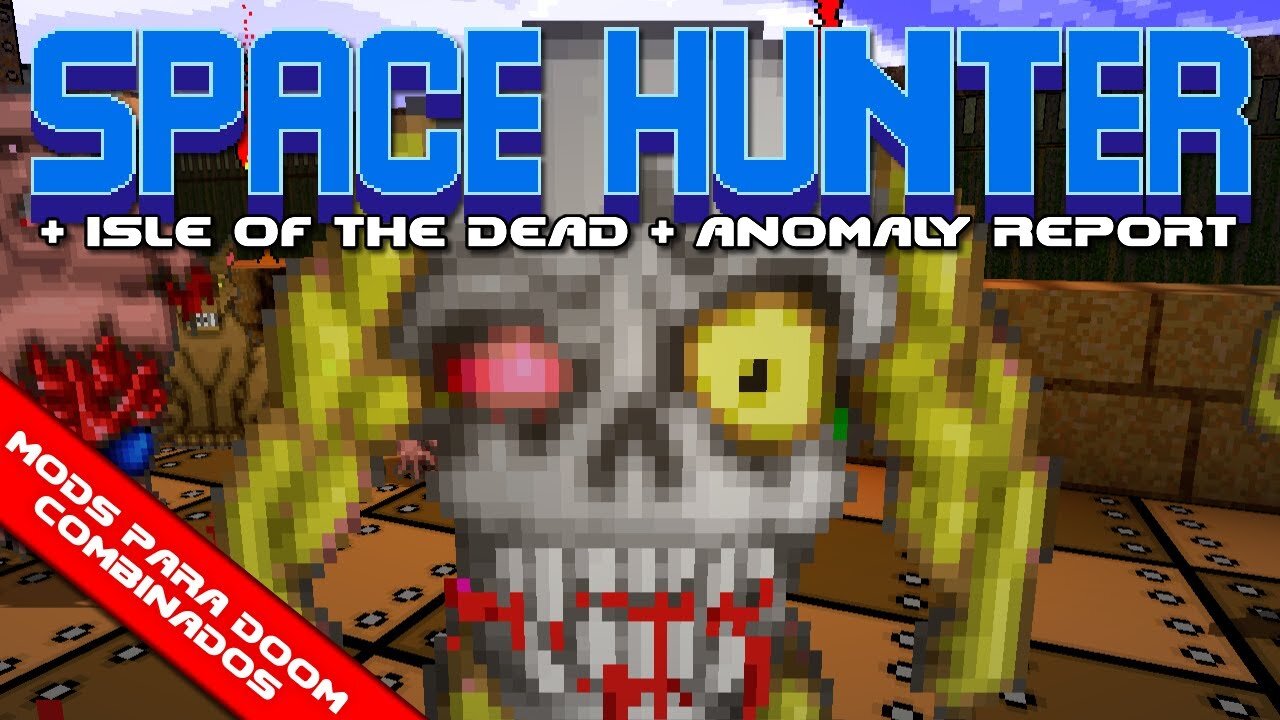 Space Hunter + Isle of the Dead Monsters for GZDoom + Anomaly Report [Mods para Doom Combinados]