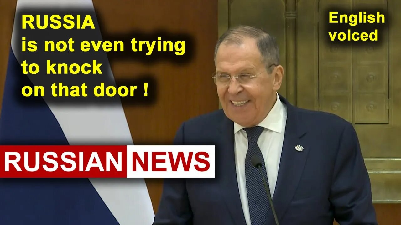 The West has decided not to communicate with RUSSIA. This is their choice! Lavrov, Ukraine