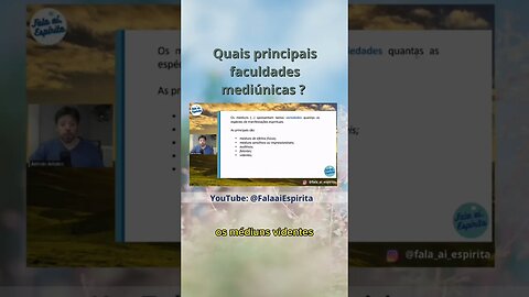 Quais as espécies de Médiuns? #espiritismo #falaaíespirita #mediunidade