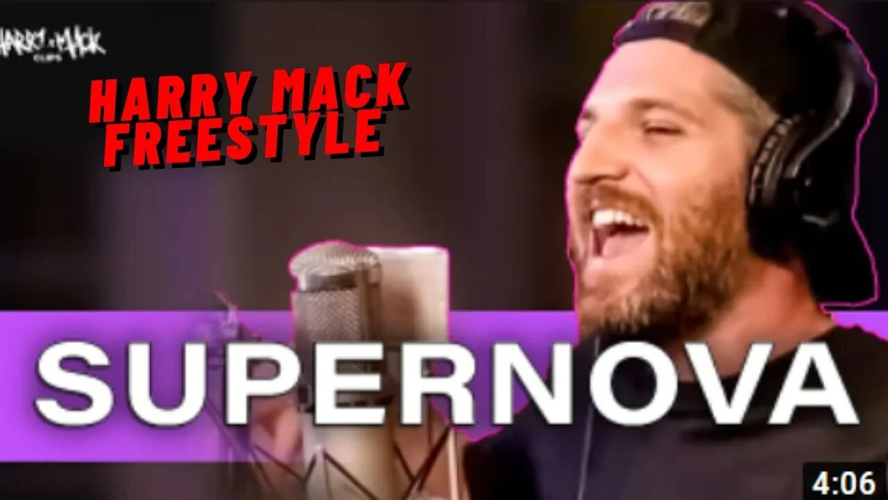 HARRY MACK FREESTYLE SUPERNOVA REACTION!! HARRY MACK IS A ALIEN!!