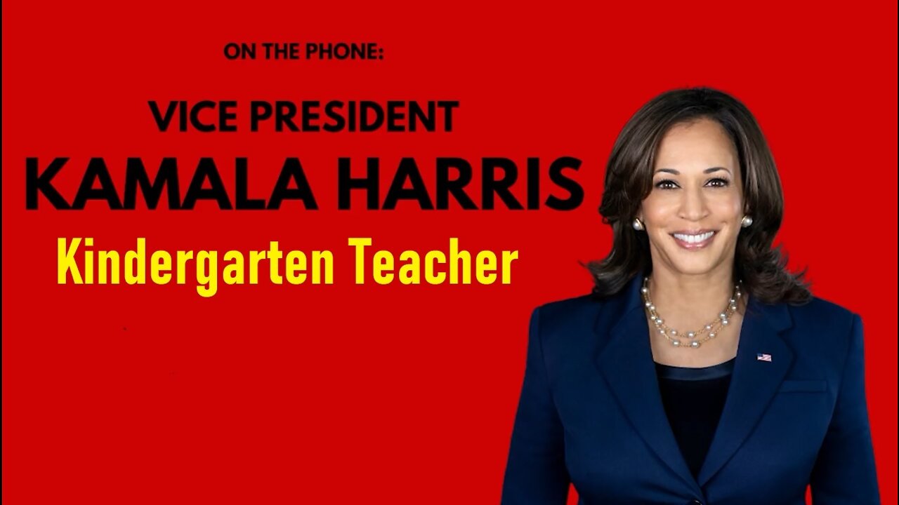 V.P. KAMALA HARRIS has the horizon, word selection & speech like a Kindergarten Teacher !