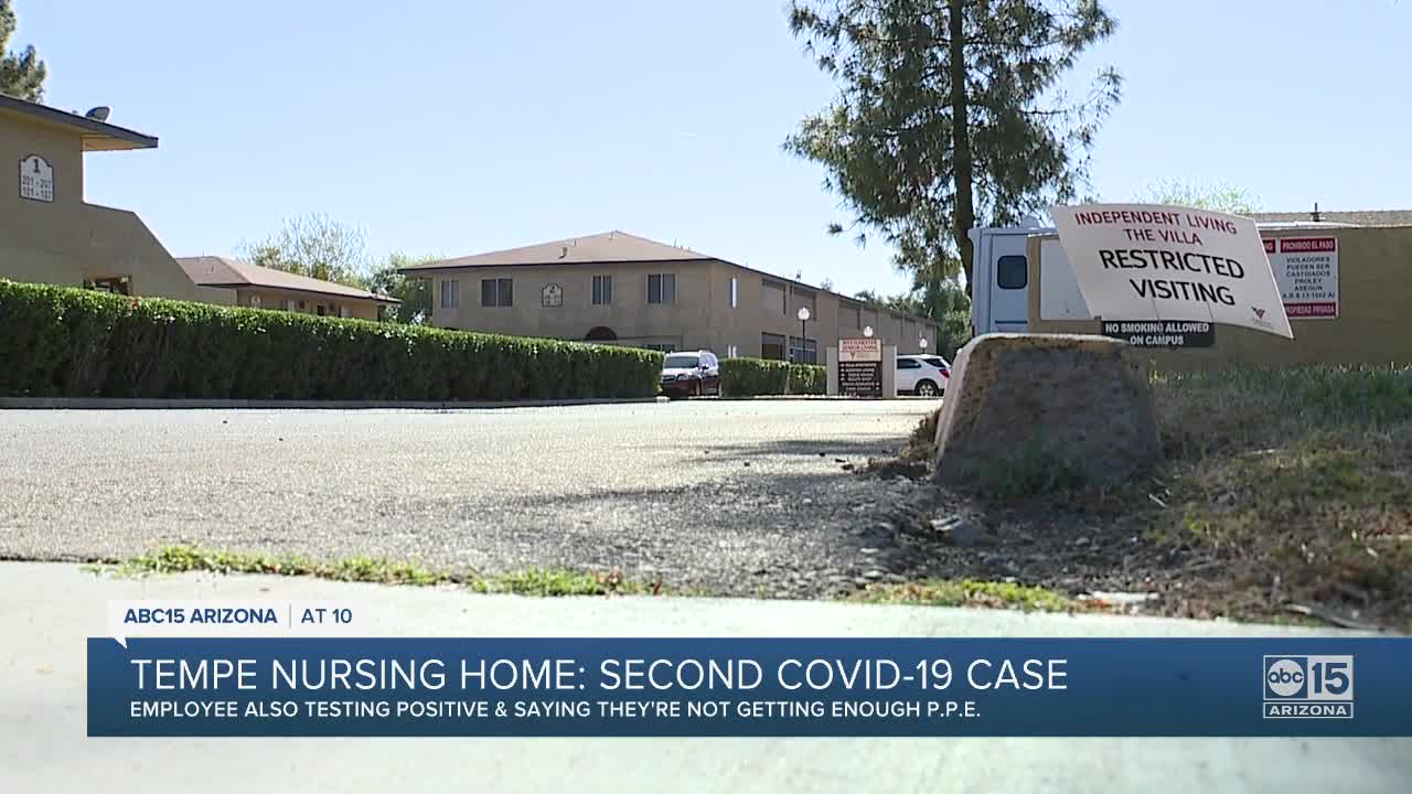 Tempe nursing home sees second COVID-19 case