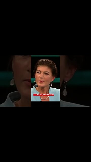 #Lanz sprachlos #Wagenknecht konfrontiert ihn mit seiner Doppelmoral #shorts