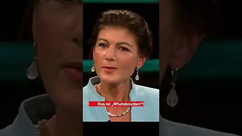 #Lanz sprachlos #Wagenknecht konfrontiert ihn mit seiner Doppelmoral #shorts