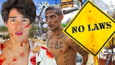 Surviving 24 Hours In A City With NO LAWS SQUID GAME