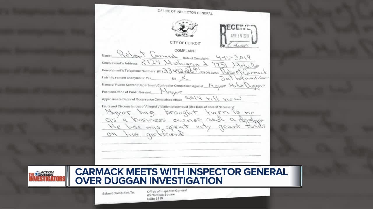 Carmack meets with Inspector General over Duggan investigation