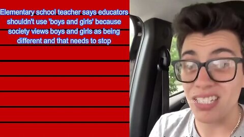 Teacher demands we stop breaking kids up in boys and girls group