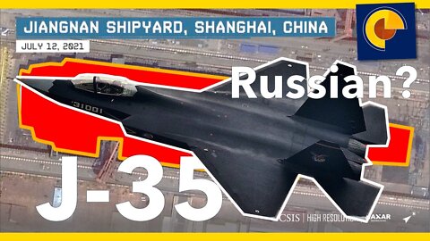 The New Chinese J-35 is a Russian design and it looks like the F-35 on the 003 CHINESE CARRIER