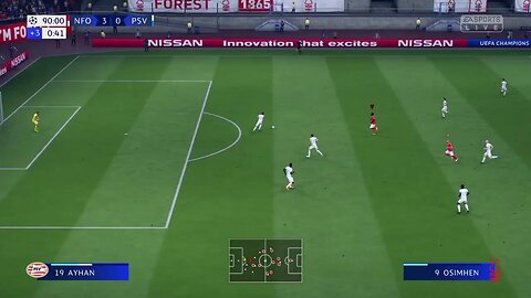 Nottingham Forest S:7 2024-2025 UEFA Champions League Group Play Match 4 VS PSV (1-2-0)