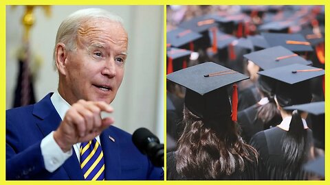 Biden FOLDS On Student Loan Repayment (clip)