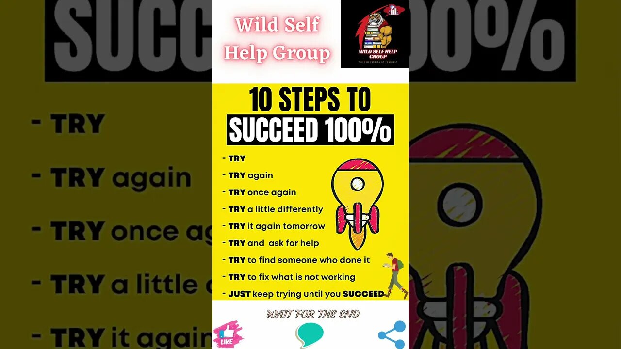 🔥10 steps to succeed 100%🔥#shorts🔥#wildselfhelpgroup🔥21 March 2023🔥