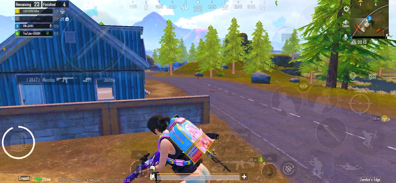 4x spray😘||#rumble #bgmi #sahilgamingyt