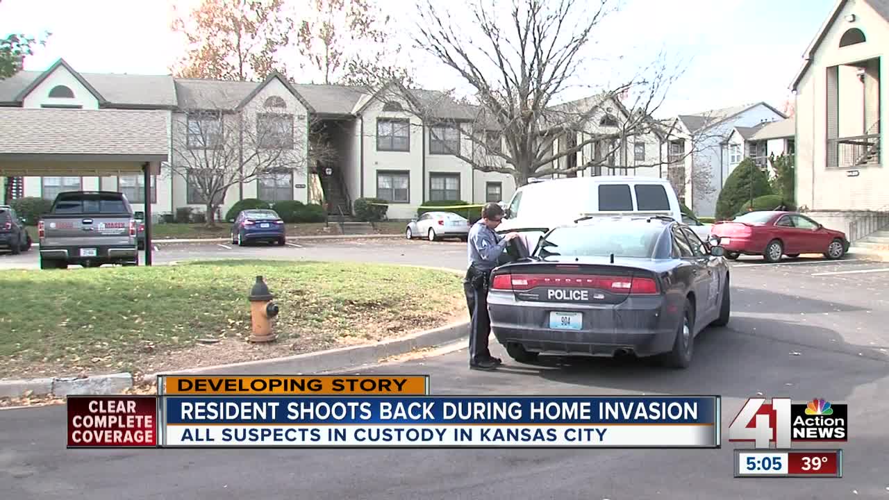 Resident shoots back during home invasion