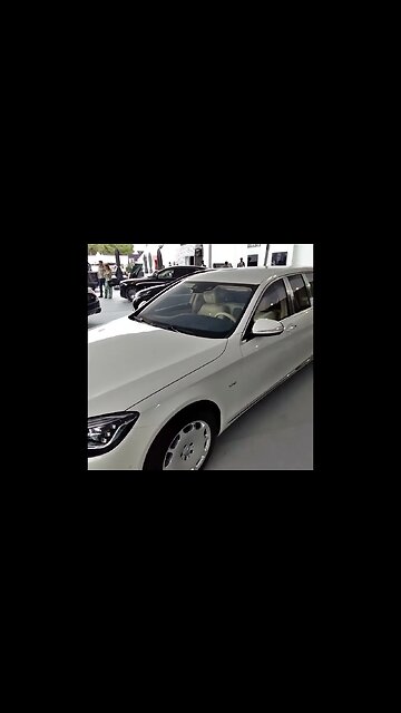 😎 Mercedes 600 Pullman V12 W222 generation yes or no? Filmed with Ray-Ban Stories at Monaco Yacht