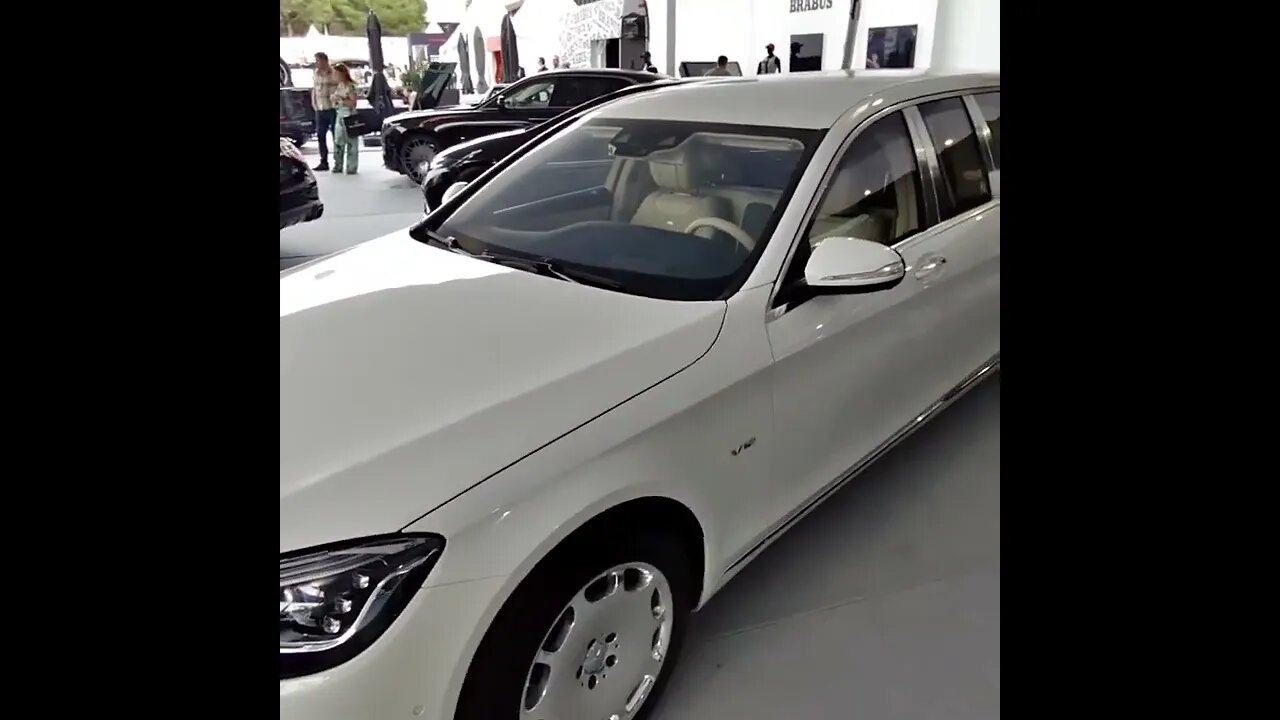 😎 Mercedes 600 Pullman V12 W222 generation yes or no? Filmed with Ray-Ban Stories at Monaco Yacht