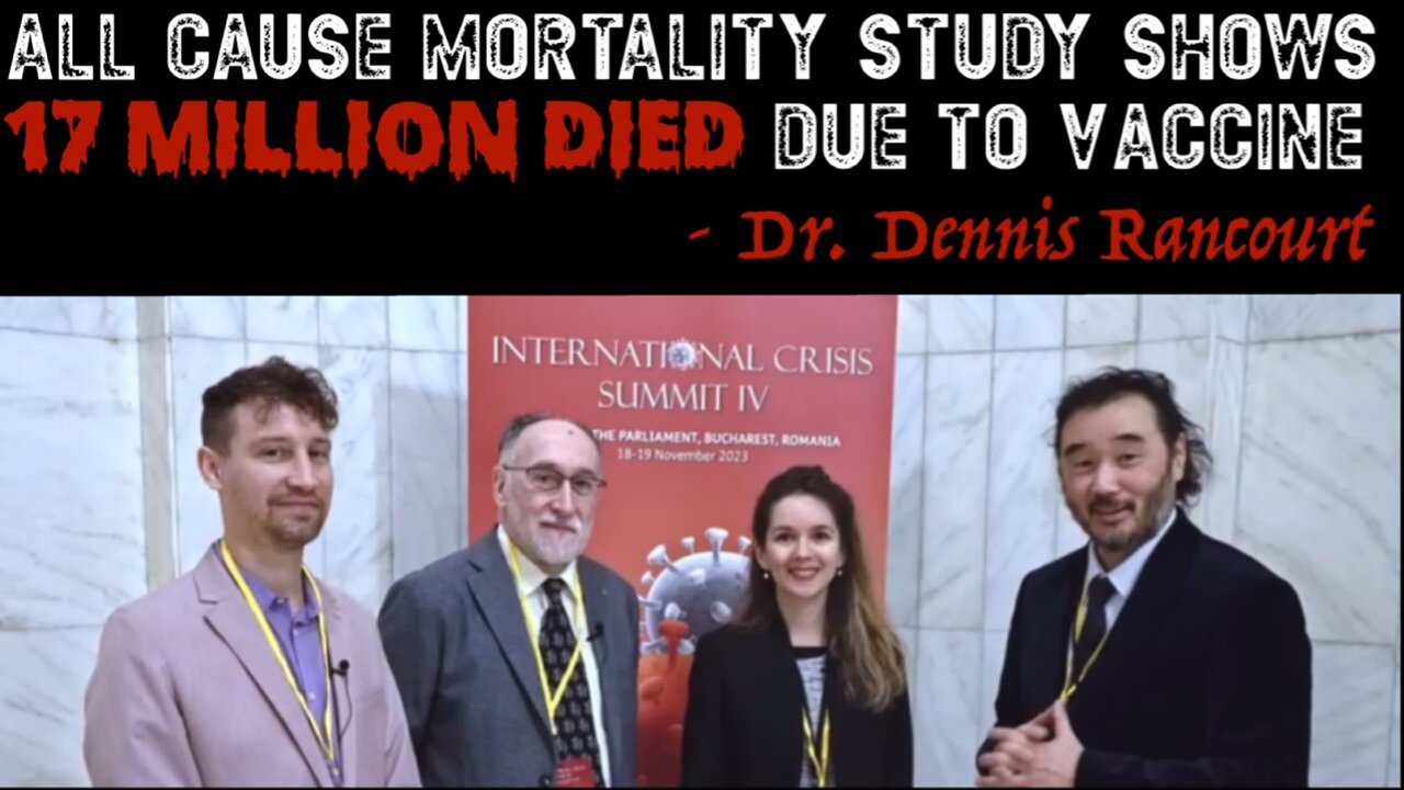 🚨All cause morbidity data🚨booster data/excessive death data/ Study By Dennis Rancourt￼ 🚨