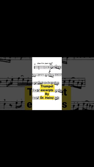 [TRUMPET EXCERPTS] Swan Lake, Danse Napolitaine(Tchaikovsky) -by Heinz Karl Schwebel (HQ Sound Ref.)