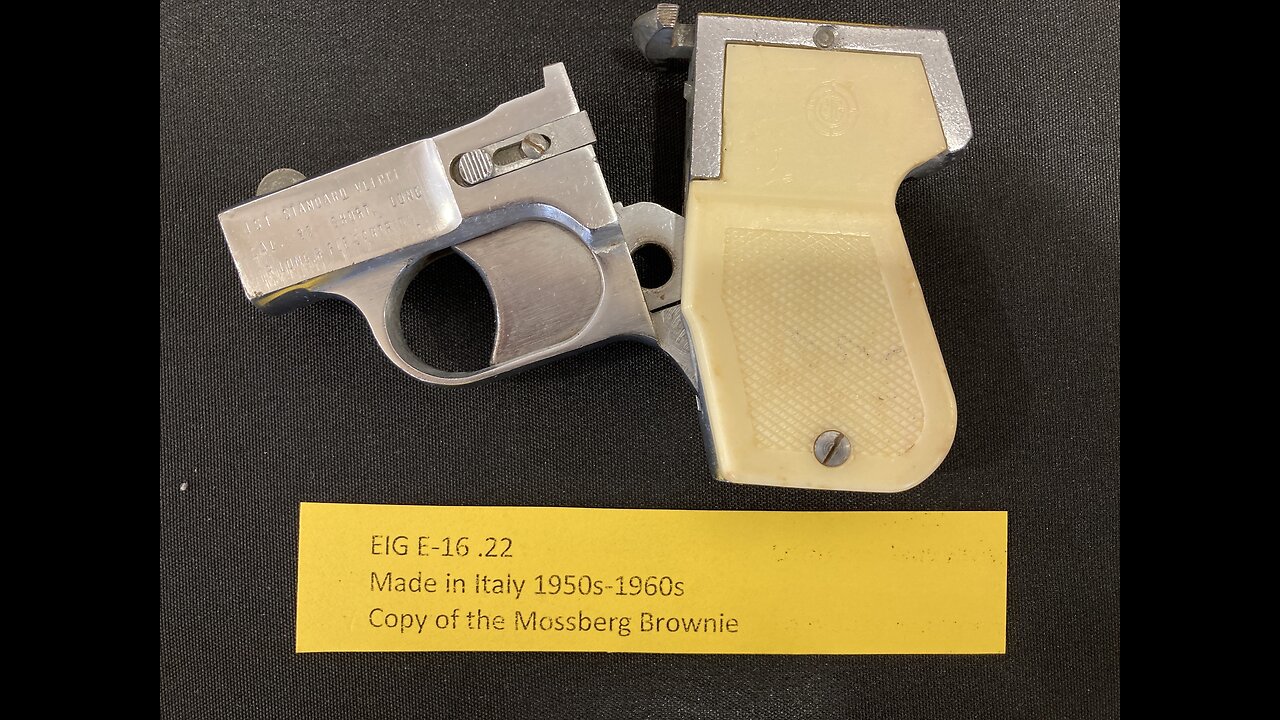 The EIG Model E-16 4-barrel .22 Derringer