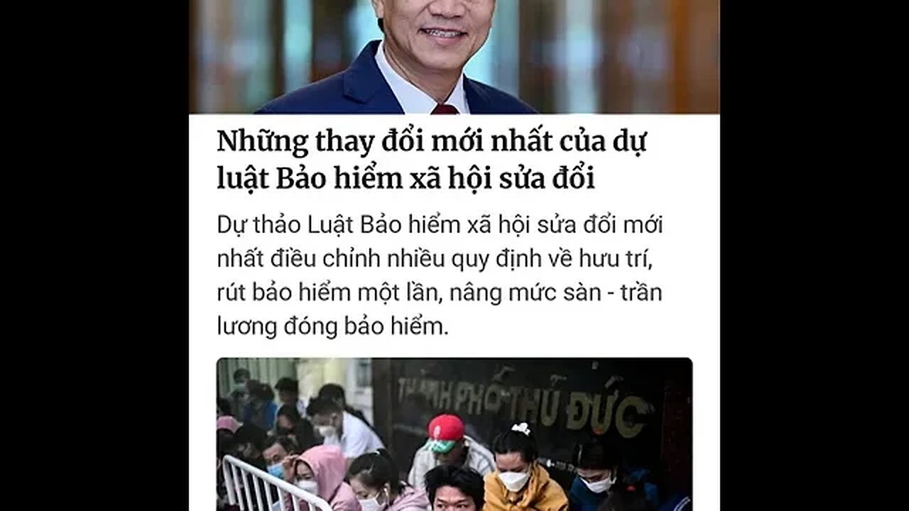 "VIỆT NAM" - "NHỮNG THAY ĐỔI MỚI NHẤT CỦA DỰ LUẬT BẢO HIỂM XÃ HỘI SỬA ĐỔI" #shorts