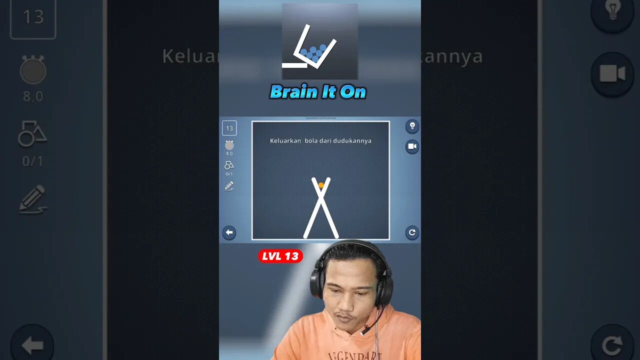 Ngeluarin bola lagi | Brain It On level 13