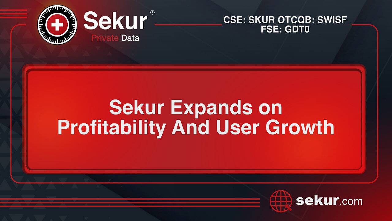 Sekur Private · Sekur Expands on Profitability And User Growth